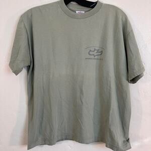 Vintage 90s Olive Green Mindy Bible Grpahic‎ Tee